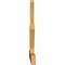 Ekena Millwork Saratoga Timber Gable Bracket, Western Red Cedar, 108"W x 31 1/2"H x 2"D x 4"F, 7/12 Pitch GBW108X31X0204SAR00RWR - alternate 4
